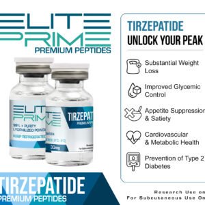 Elite Prime Premium Peptides - TIRZEPATIDE 10mg